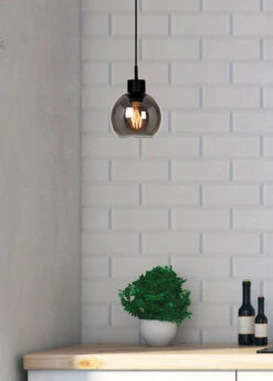 Marco Takpendel Svart/røk -Lightup Butikk Marco takpendel Svartrok Takpendler Ms belysning 9400111421 3