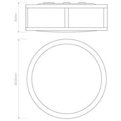 Mashiko 230 Runde Taklampe IP44 - Polert Krom 9 Mashiko 230 Runde Taklampe IP44 - Polert Krom -Lightup Butikk Mashiko 230 runde taklampe IP44 Polert krom Taklamper Astro Lighting Asg 1121021 4