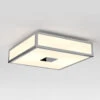 Mashiko 300 Square Taklampe IP44 - Polert Krom