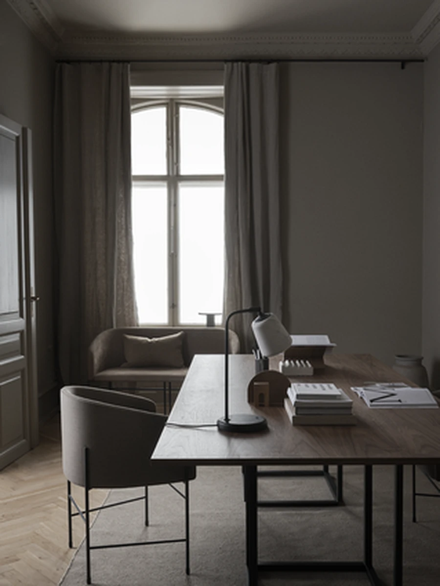 New Works Material Bordlampe - Hvit Marmor 5 New Works Material Bordlampe - Hvit Marmor - Bilde 3