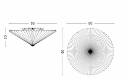 Hay Matin Vegg/Taklampe Hvit - 50cm -Lightup Butikk Matin VeggTaklampe hvit 50cm Taklamper HAY HAY AA979 A570 AB77 3