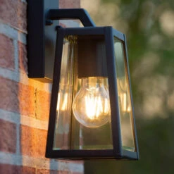 Matsol Vegglampe Utendørs E27 - Svart -Lightup Butikk Matsol vegglampe utendors E27 Svart Utebelysning vegg klassisk Lucide lc298280130 3