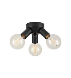 Markslöjd Mazzo Taklampe 3-lys - Svart - Svart