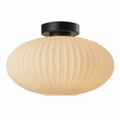 Mika Taklampe 30 Cm - Svart/Opal