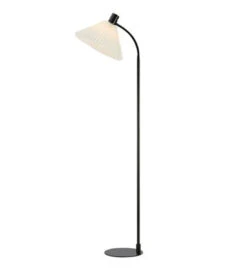 Markslöjd Mira Gulvlampe 145 Cm - Svart/Offwhite - Svart / Hvit