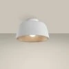 Miso Taklampe 28,5 Cm - Hvit/Gullfarget