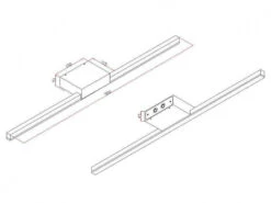 Misty Duo 90 LED Baderomslampe - Hvit -Lightup Butikk Misty duo 90 LED baderomslampe Hvit Baderomsbelysning vegglamper NorDesign 366589006v3 3