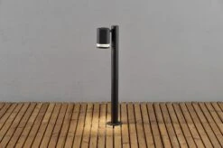 Konstsmide Modena Stolpe 70 Cm - Svart -Lightup Butikk Modena stolpe 70 cm Svart Utebelysning pullert Konstsmide 7517 750 4