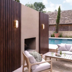 Montreal Oval Vegglampe Utendørs IP44 -Lightup Butikk Montreal oval vegglampe utendors IP44 Utebelysning vegg veggskjold Astro Lighting asg 1032019 3