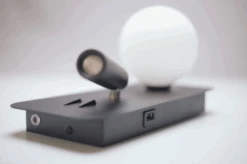 Mooni Vegglampe USB - Svart -Lightup Butikk Mooni vegglampe USB Svart Vegglamper NorDesign 379630205 4