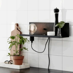 Markslöjd Multi Vegglampe - Svart - Svart