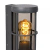 Navi Vegglampe Utendørs IP54 E27 - Antrasitt -Lightup Butikk Navi vegglampe utendors IP54 E27 Antrasitt Utebelysning vegg klassisk Lucide LC278020129 1