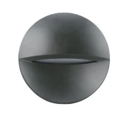 Nerine 140 Vegglampe Utensdørs 3,2W Coloure Switch 3000/4000K IP65 - Antrasitt Grå