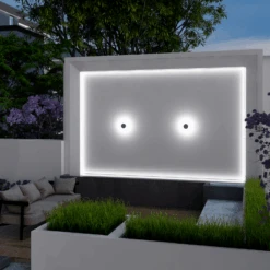 Netus Vegglampe Utendørs 8W IP65 - Mørk Grå 5 Netus Vegglampe Utendørs 8W IP65 - Mørk Grå -Lightup Butikk Netus vegglampe utendors 8W IP65 Mork gra Utebelysning vegg veggskjold Norlux 2