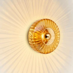 New Wave Optic 26 Wall Lamp - Amber