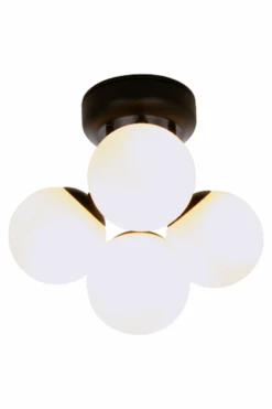 Nicosia Taklampe Baderom IP44 - Hvit/Svart