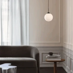 Nuura Apiales 1 Taklampe - Satin Svart/ Opal -Lightup Butikk Nuura Apiales 1 taklampe Satin svart opal Takpendler Nuura Nua 2053008 3