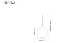 Nuura Apiales 1 Taklampe - Messing / Opal -Lightup Butikk Nuura Apiales 1 taklampe messing opal Takpendler Nuura Nua 2053006 5