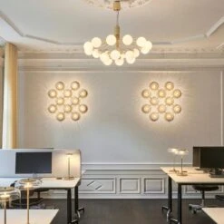 Nuura Apiales 18 Messing/opal -Lightup Butikk Nuura Apiales 18 messingopal Takpendler Nuura Nua 2051006 7