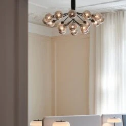 Nuura Apiales 18 Satin Svart/optic -Lightup Butikk Nuura Apiales 18 satin svartoptic Takpendler Nuura Nua 2051012 8