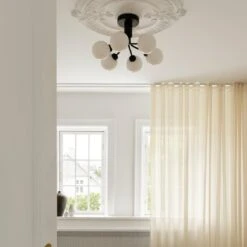 Nuura Apiales 6 Taklampe Satengsort / Opal Glass -Lightup Butikk Nuura Apiales 6 taklampe satengsort opal glass Takpendler Nuura Nua 2059007 3