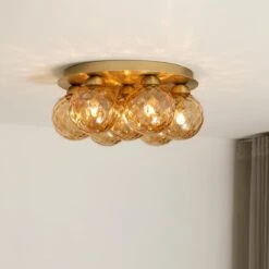 Nuura Apiales 7 Plafond - Børstet Messing / Optikk Gull -Lightup Butikk Nuura Apiales 7 plafond borstet messing optikk gull Taklamper Nuura Nua 2059012 5