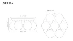 Nuura Apiales 7 Plafond - Børstet Messing / Optikk Gull -Lightup Butikk Nuura Apiales 7 plafond borstet messing optikk gull Taklamper Nuura Nua 2059012 6