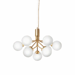 Nuura Apiales 9 Messing/opal -Lightup Butikk Nuura Apiales 9 messingopal Takpendler Nuura Nua 2051002 4