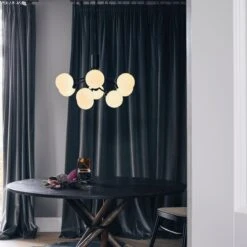 Nuura Apiales 9 Satin Svart/opal -Lightup Butikk Nuura Apiales 9 satin svartopal Takpendler Nuura Nua 2051003 7