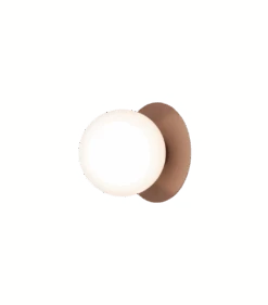 Nuura Liila 1 Utendørslampe - Mørk Bronse/opal -Lightup Butikk Nuura Liila 1 utendorslampe mork bronseopal Utebelysning vegg klassisk Nuura Nua 2046009 4