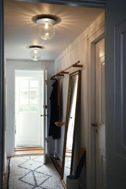 Nuura Liila 1 Vegglampe/taklampe - Large - Light Silver/optic Glass