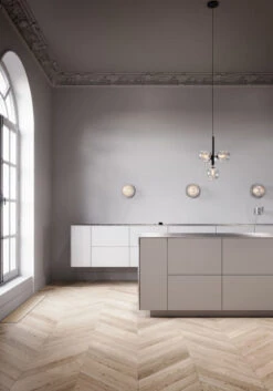 Nuura Liila 1 Vegglampe/taklampe - Large - Light Silver/optic Glass -Lightup Butikk Nuura Liila 1 vegglampetaklampe large light silveroptic glass Vegglamper Nuura Nua 2046007 5