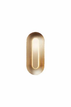 Nuura Sasi Large Vegglampe - Messing -Lightup Butikk Nuura Sasi Large vegglampe Messing Vegglamper Nuura Nua 2085002 2