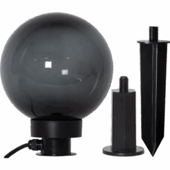 Star Trading Orby Dekorativ Hagelampe 20 Cm- Svart/Røykfarget -Lightup Butikk Orby dekorativ hagelampe 20 cm SvartRoykfarget Utebelysning Hagebelysning Star Trading 803 87 2