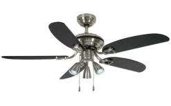 Orion Mini Takvifte GU10 - Nikkel/Svart Blad