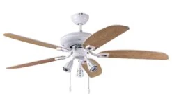 Orion Takvifte GU10 - Hvit/Eik Vendbare Blad