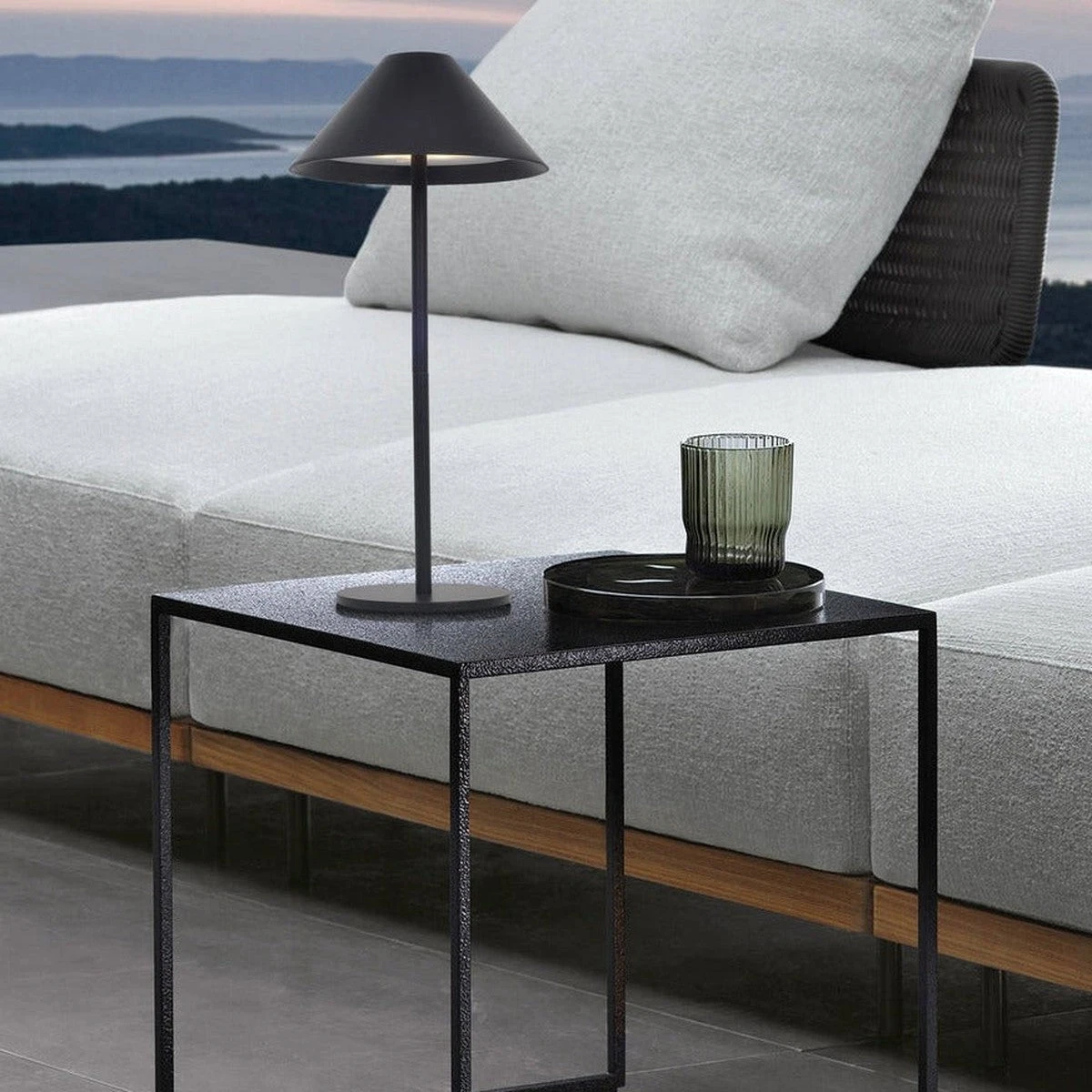 Oris Bordlampe Oppladbar IP54 - Svart 3 Oris Bordlampe Oppladbar IP54 - Svart