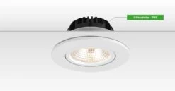 Out Tiltbar Lavtbyggende Downlight Utendørs 11W 3000K IP65 RA90 Dimbar - Svart -Lightup Butikk Out tiltbar lavtbyggende downlight utendors 11W 3000K IP65 RA90 dimbar Svart Downlight lavtbyggende NorDesign 890901105 3
