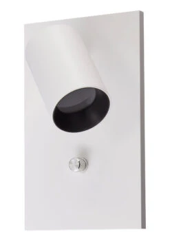 Oz K1 Vegglampe M/USB - Hvit/Svart