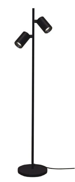 Oz K2 Gulvlampe - Svart/Gullfarget