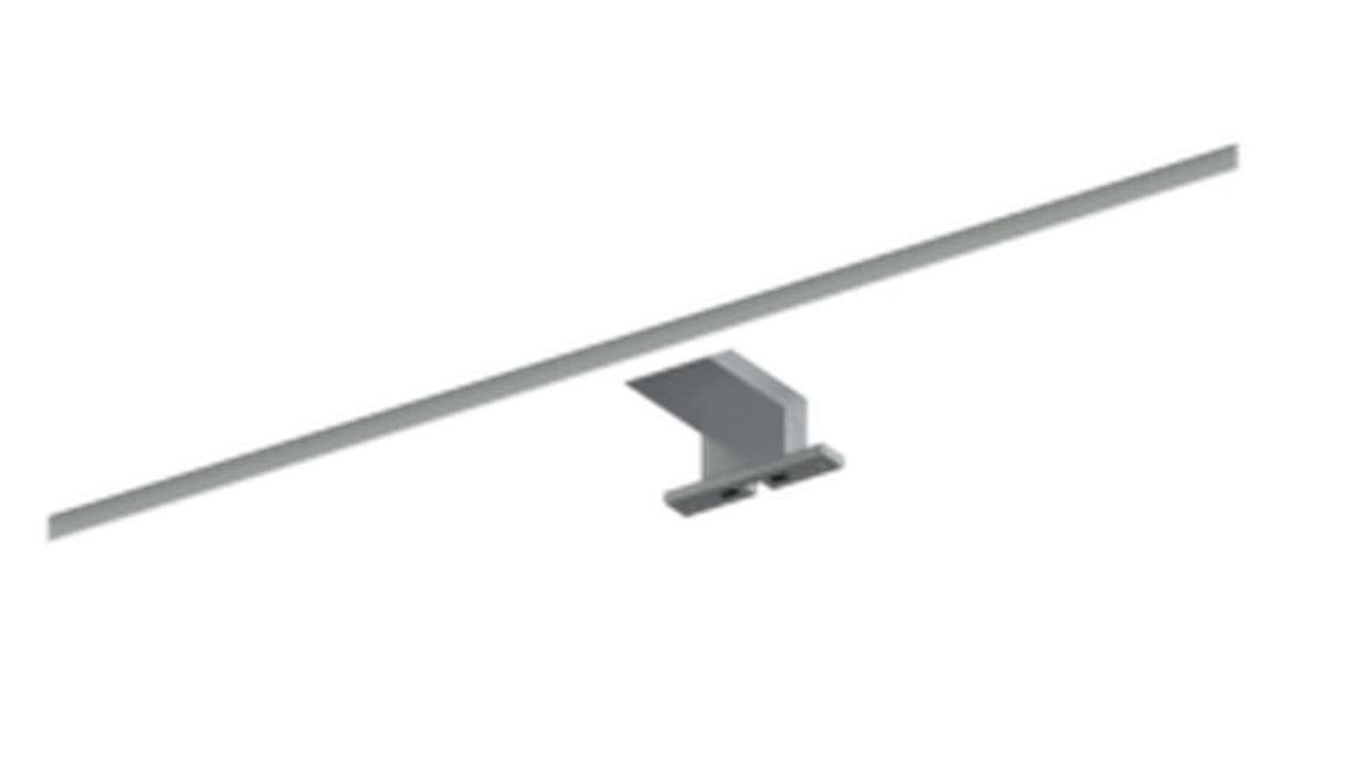 Paco Vegglampe Speilbelysning Baderom IP44 60 Cm 10W - Krom 4 Paco Vegglampe Speilbelysning Baderom IP44 60 Cm 10W - Krom - Bilde 2
