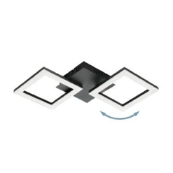 EGLO Paranday Smart Connect.z Taklampe 15W 3000-6500K - Svart -Lightup Butikk Paranday smart connect z taklampe 15W 3000 6500K Svart Taklamper Eglo 900315 4