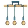 Pauline Taklampe 3 Lys - Blå -Lightup Butikk Pauline taklampe 3 lys Bla Taklamper Lucide LC081270335 1