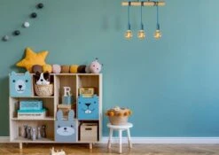 Pauline Taklampe 3 Lys - Blå -Lightup Butikk Pauline taklampe 3 lys Bla Taklamper Lucide LC081270335 2