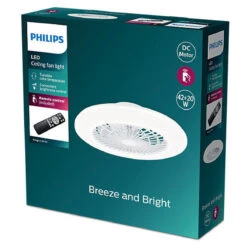 Philips Amigo Takvifte Med Lys 3000/4400/6500 Kelvin - Dimbar -Lightup Butikk Philips Amigo takvifte med lys 300044006500 Kelvin Dimbar Vifter Philips 929003352501 3