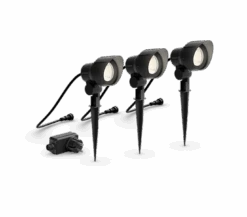 Philips Gardenlink Uplight 2700K 6W IP44 3-pakning - Svart - 12Volt