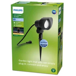 Philips Gardenlink Uplight 2700K 6W IP44 Ekstra Enhet - Svart - 12Volt -Lightup Butikk Philips Gardenlink uplight 2700K 6W IP44 ekstra enhet Svart 12Volt Utebelysning uplight Philips 929003261301 5
