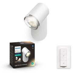 Philips Hue Adore Vegglampe 1 Lys Baderom IP44 White Ambiance - Hvit