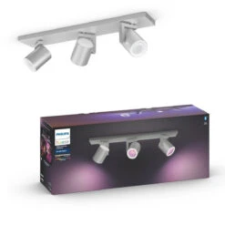 Philips Hue Argenta 3 Lys Spotlight White And Colore Ambiance -Lightup Butikk Philips Hue Argenta 3 lys spotlight white and colore ambiance Taklamper Philips Hue 915005762501 7