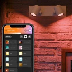 Philips Hue Argenta Dobbel Spotlight White And Colore Ambiance -Lightup Butikk Philips Hue Argenta dobbel spotlight white and colore ambiance Taklamper Philips Hue 915005762401 3